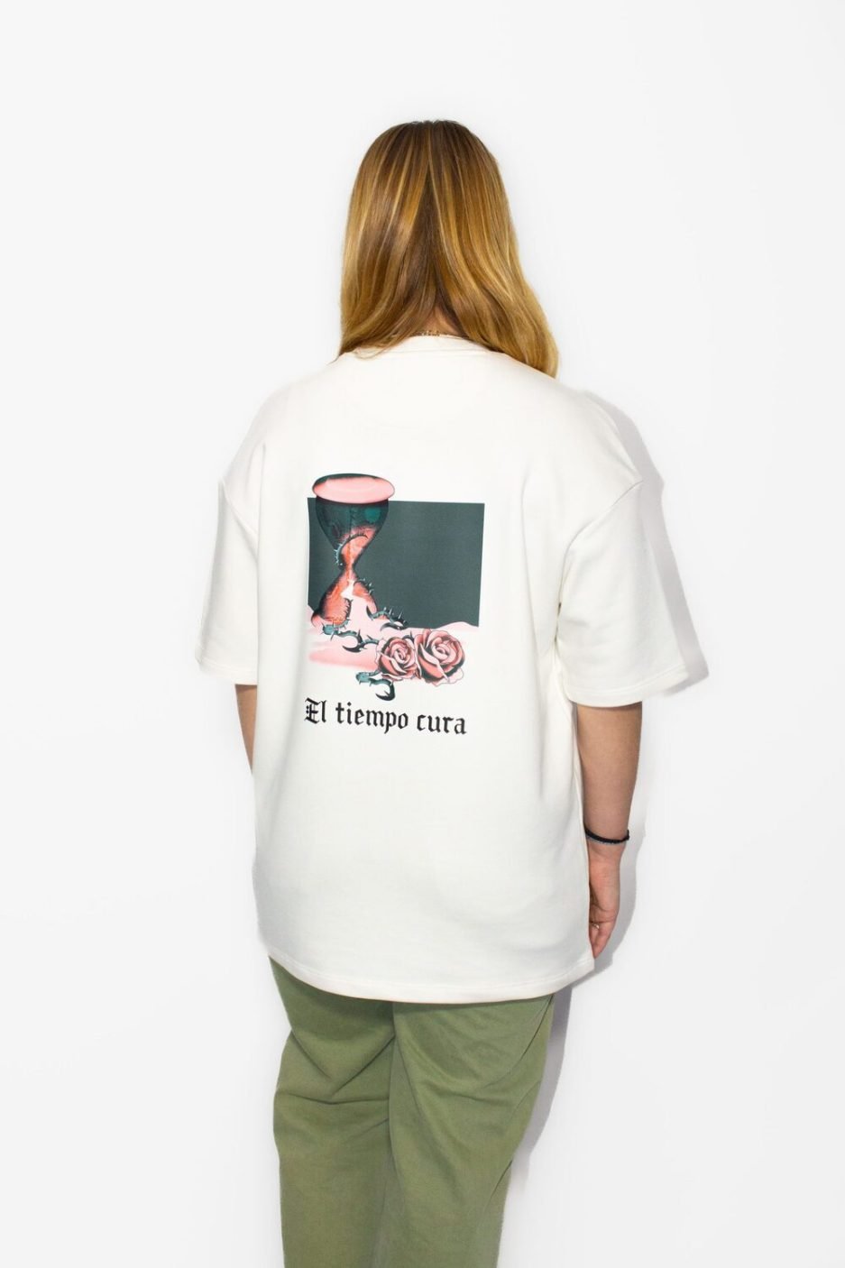 Camiseta ivory el tiempo cura femenina