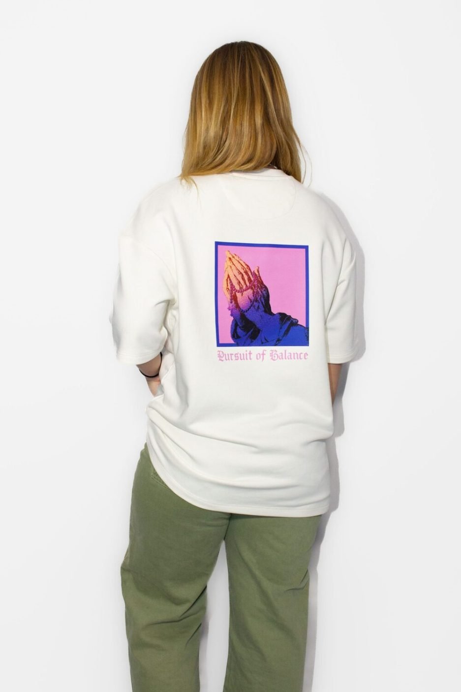 camiseta ivory persuit of balance femenina
