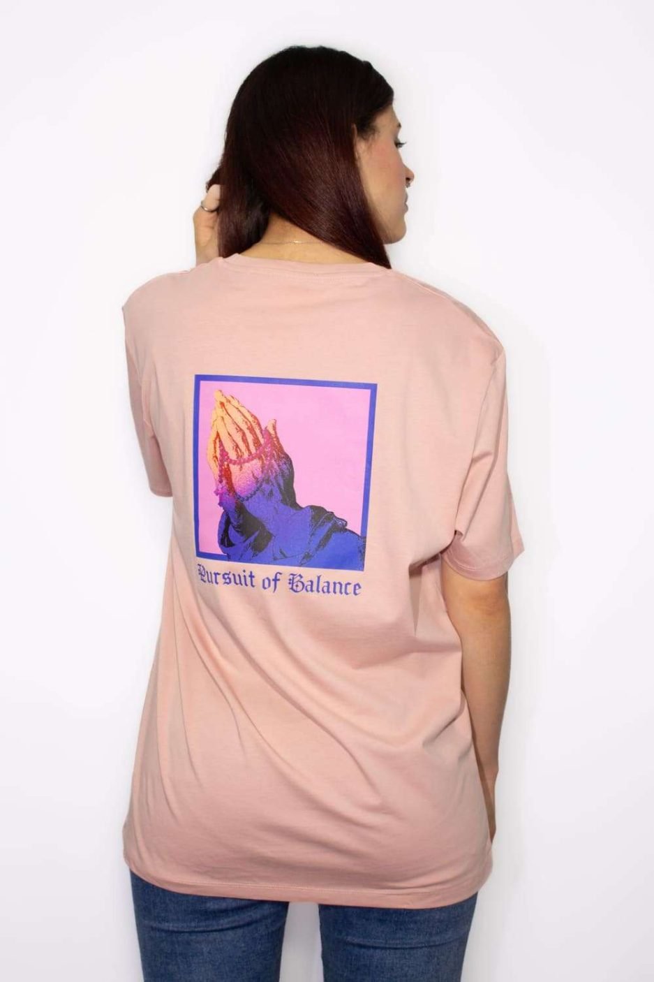 camiseta persuit balance petal rose femenina